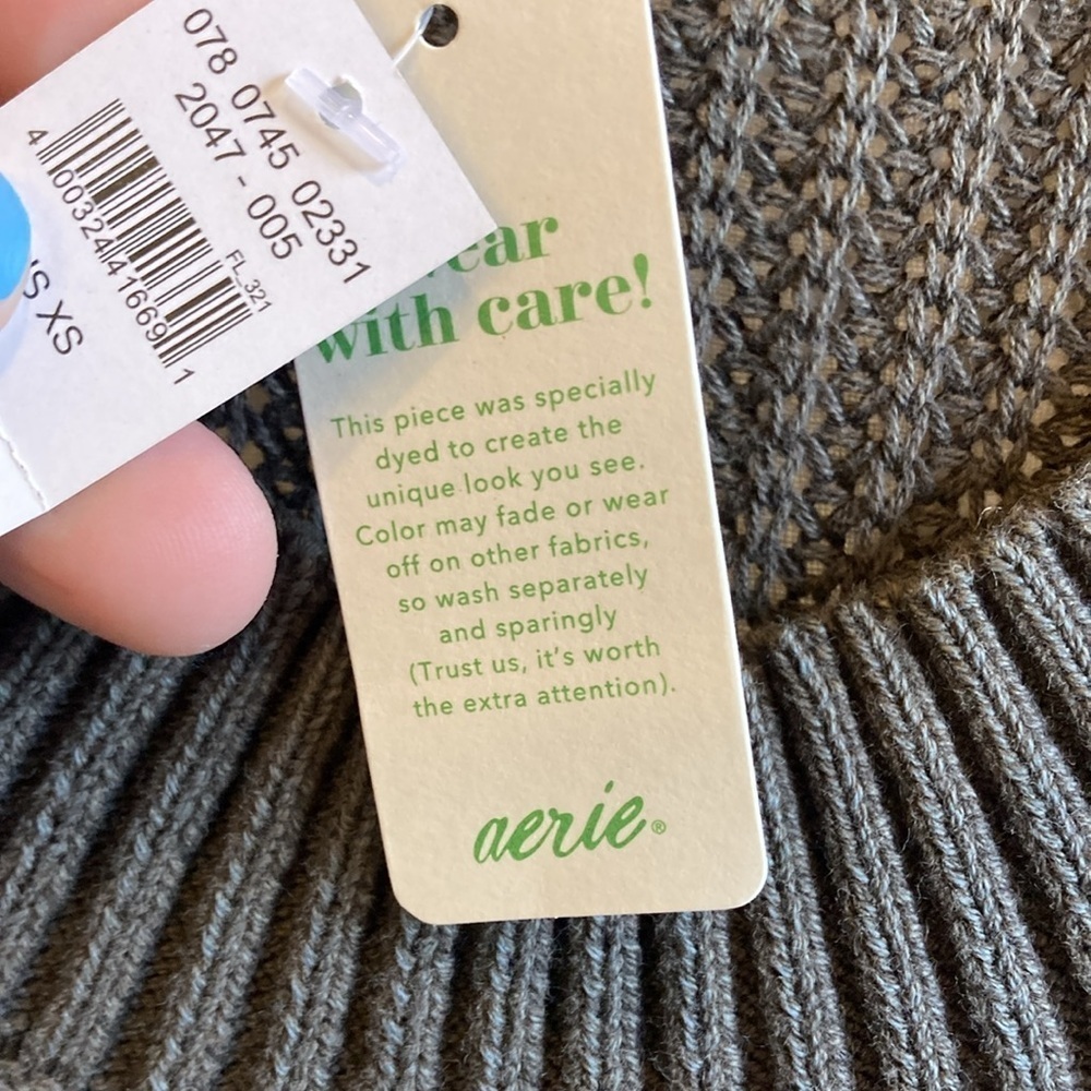 NWT Aerie Pullover Cotton Sweater - Picture 6 of 10